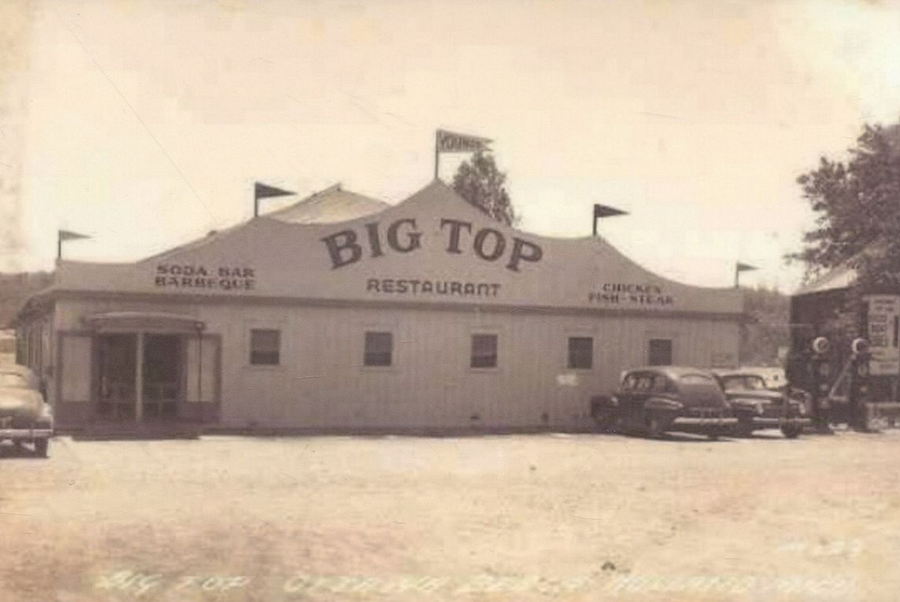 Big Top Restaurant - Historical Photo
